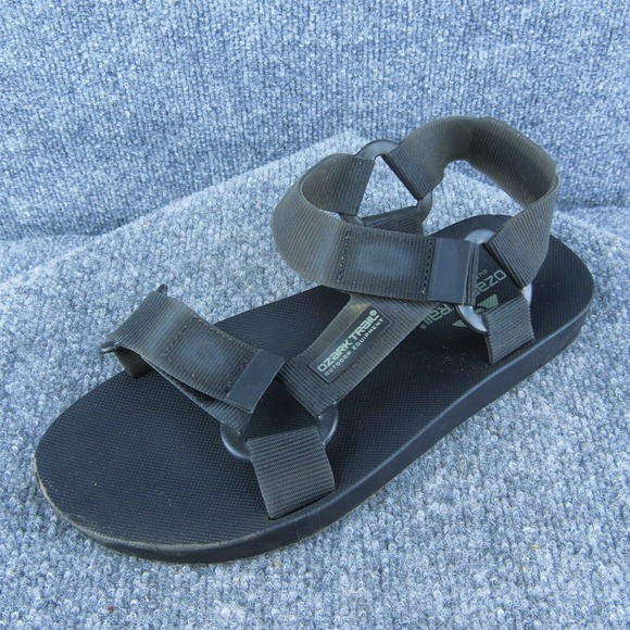 Ozark Trail Outdoor Equipment Men Sport Sandals Black Synthetic Hook & Loop Sz 9 - Picture 1 of 9